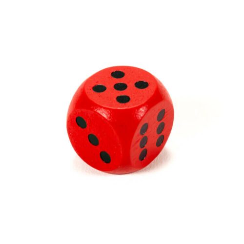 Fa dobókocka 1,5 cm (piros)