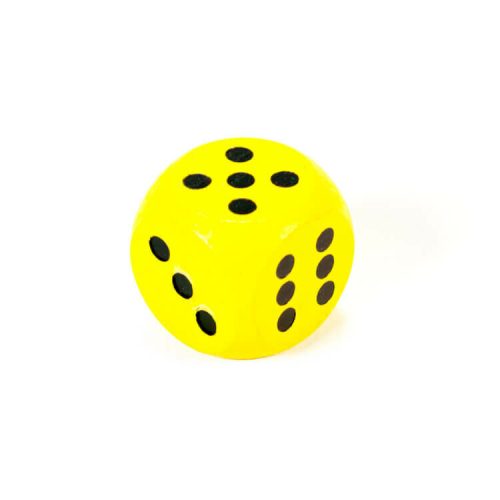 Fa dobókocka 1,5 cm (sárga)