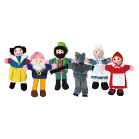 Textil ujjbábkészlet (6 db -  vásároljon online minőségi fajátékokat