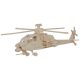 3D puzzle Apache helikopter (natúr)  -  vásároljon online minőségi fajátékokat