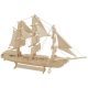 3D puzzle európai hajó (natúr)  -  vásároljon online minőségi fajátékokat