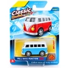 Fém VW kisbusz - kék