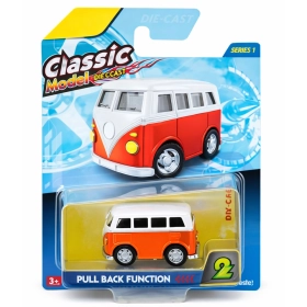 Fém VW kisbusz - narancssárga