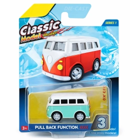 Fém VW kisbusz - türkiz