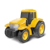 Fém mini traktor - sárga