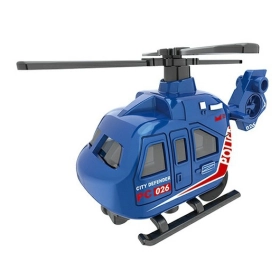 Fém helikopter - kék