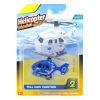Fém helikopter - kék