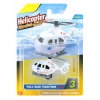 Fém helikopter - fehér