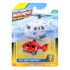 Fém helikopter - piros