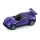 Fém sportautó - lila