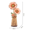 Rowood 3D fa puzzle virág - Gerbera