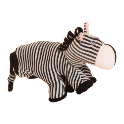 Kesztyűbáb gyerek kézre (zebra)