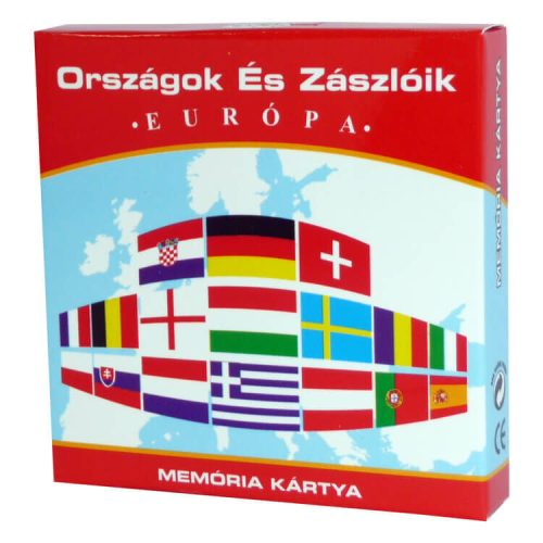 Memóriakártya: Országok és zászlóik (Európa)