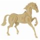 3D puzzle ló (natúr)  -  vásároljon online minőségi fajátékokat
