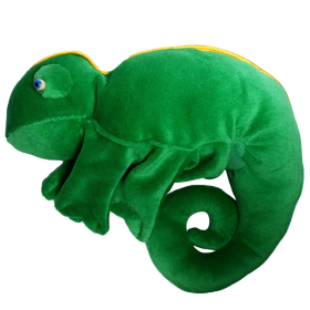 Kesztyűbáb gyerek kézre (kaméleon, zöld)  -  vásároljon online minőségi fajátékokat