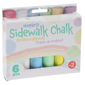 Aszfaltkréta (6 db -  vásároljon online minőségi fajátékokat