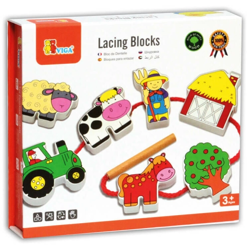 Fűzőcske dobozban (farmos)  -  vásároljon online minőségi fajátékokat