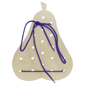 Fűzőcske natúr (körte)  -  vásároljon online minőségi fajátékokat