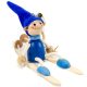 Rugós figura (síelő manó, kék)  -  vásároljon online minőségi fajátékokat