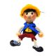 Rugós figura (pinokkió, sárga kalappal)  -  vásároljon online minőségi fajátékokat