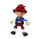 Rugós figura (pinokkió, piros kalappal)  -  vásároljon online minőségi fajátékokat