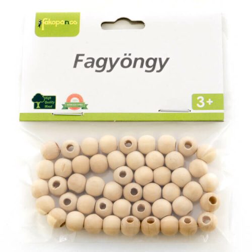 Fagyöngy natúr (8 mm, 50 db -  vásároljon online minőségi fajátékokat