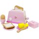Fa játék kenyérpirító tartozékokkal (rózsaszín)  -  vásároljon online minőségi fajátékokat
