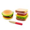 Játék szendvics és hamburger