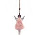 Karácsonyi dekoráció (angyal rózsaszín szőrme ruhában)  -  vásároljon online minőségi fajátékokat