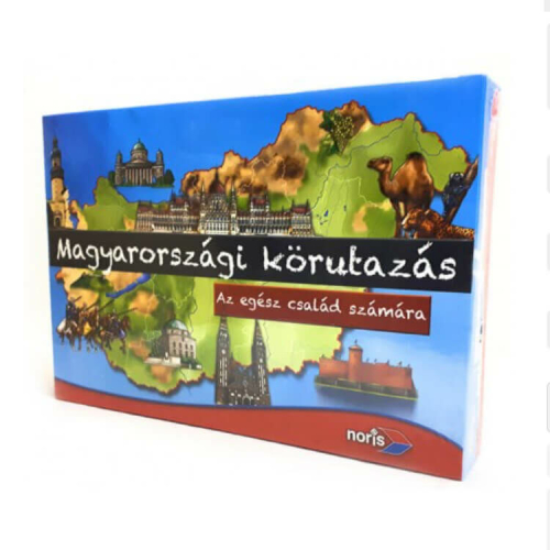 Noris Magyarországi Körutazás  társasjáték  -  vásároljon online minőségi fajátékokat