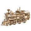 ROKR 3D fa puzzle – Rugós gőzmozdony