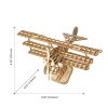 Rolife 3D fa puzzle - Klasszikus repülőgép