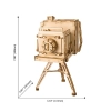 Rolife 3D fa puzzle - Retró fényképezőgép