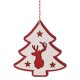 Karácsonyfadísz (piros -  vásároljon online minőségi fajátékokat