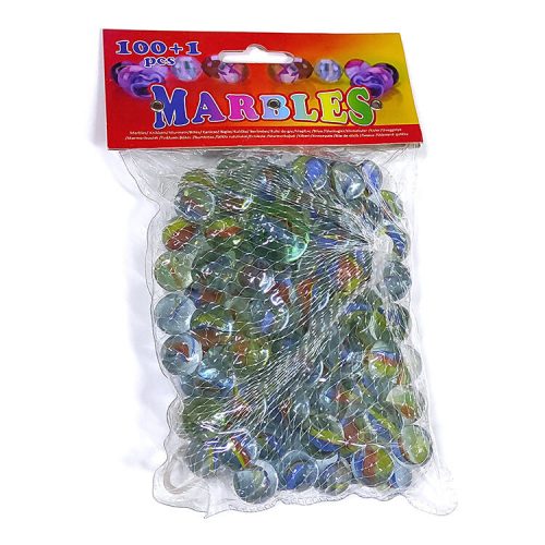 Marbles üveggolyó (100 + 1db)  -  vásároljon online minőségi fajátékokat