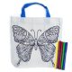 Kifesthető táska filctollakkal (pillangó, nagy)  -  vásároljon online minőségi fajátékokat