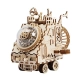 ROKR 3D fa puzzle – Steampunk űrjármű zenedoboz