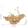 Rolife 3D fa puzzle - Halászhajó