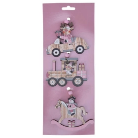 Dekorációs figura (autó és mozdony rénszarvassal, hintaló hóemberrel)  -  vásároljon online minőségi fajátékokat