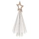 Dekorációs figura (fehér színű karácsonyfa, tetején csillaggal)  -  vásároljon online minőségi fajátékokat