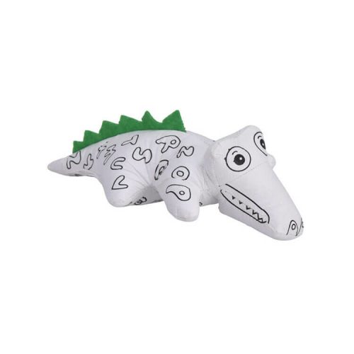 Színezhető állatfigura, filctollakkal (krokodil, kicsi)