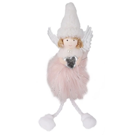 Karácsonyi dekoráció (rózsaszín plüss -  vásároljon online minőségi fajátékokat