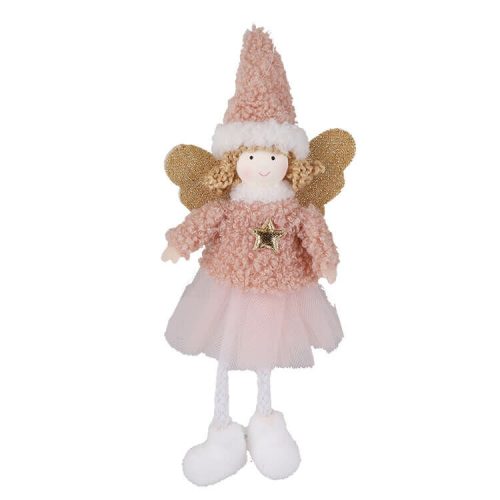 Karácsonyi dekoráció (rózsaszín, balerina ruhás angyal)  -  vásároljon online minőségi fajátékokat