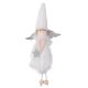 Karácsonyi dekoráció (szőrme ruhás angyal ezüst csillaggal és szárnyakkal)  -  vásároljon online minőségi fajátékokat