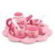 Fa teáskészlet (rózsaszín)  -  vásároljon online minőségi fajátékokat