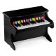 Fa játék zongora (fekete, színes billentyű jelzéssel)  -  vásároljon online minőségi fajátékokat