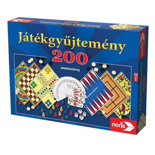Noris Játékgyűjtemény 200 játéklehetőséggel  -  vásároljon online minőségi fajátékokat