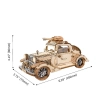 Rolife 3D fa puzzle - Klasszikus veteránautó