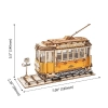 Rolife 3D fa puzzle - Klasszikus villamos
