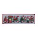 Karácsonyi dekoráció, kisvonat (zöld, fehér csíkos mozdonnyal)  -  vásároljon online minőségi fajátékokat